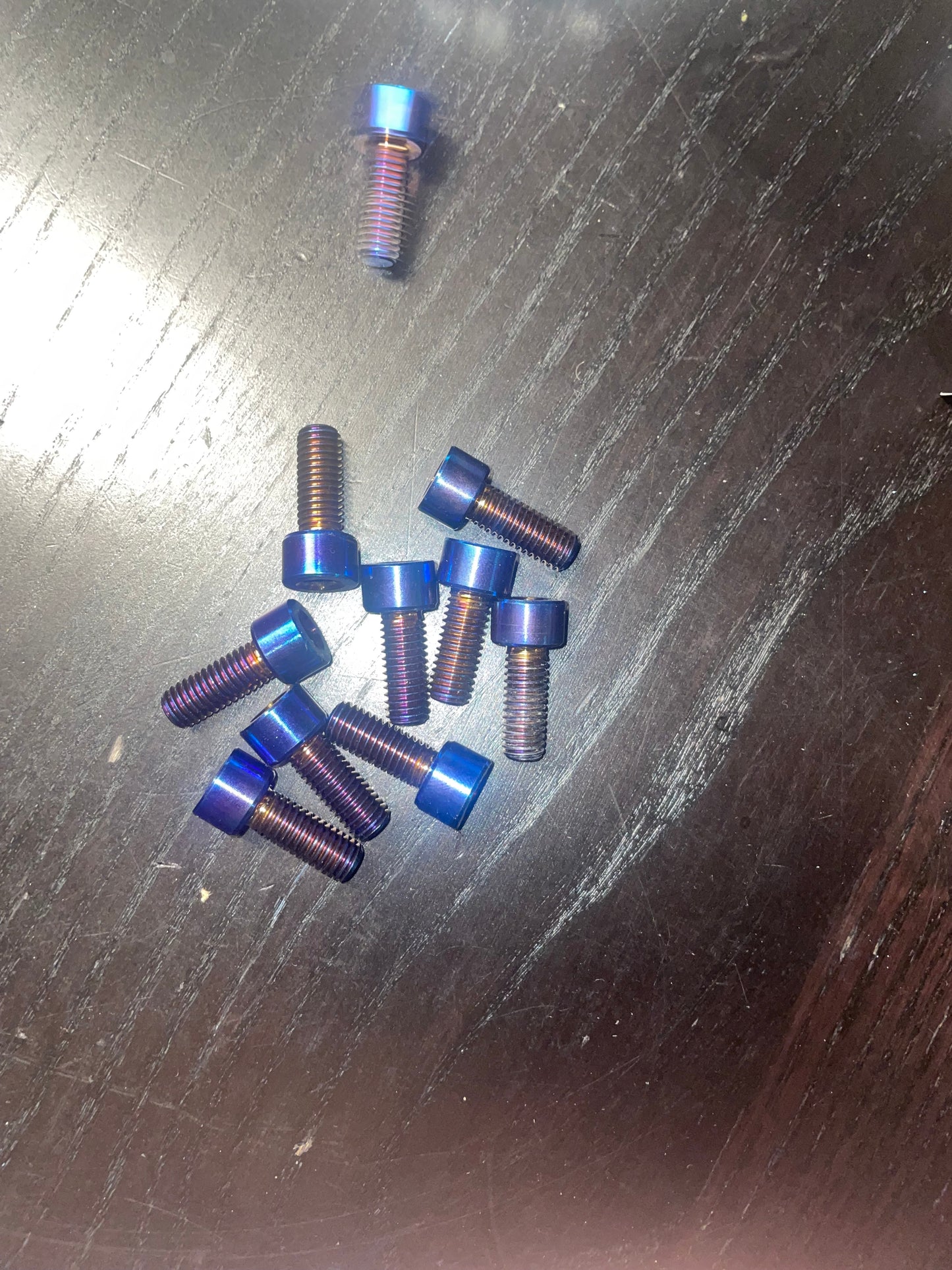 Titanium bolts for sub frame set of 4