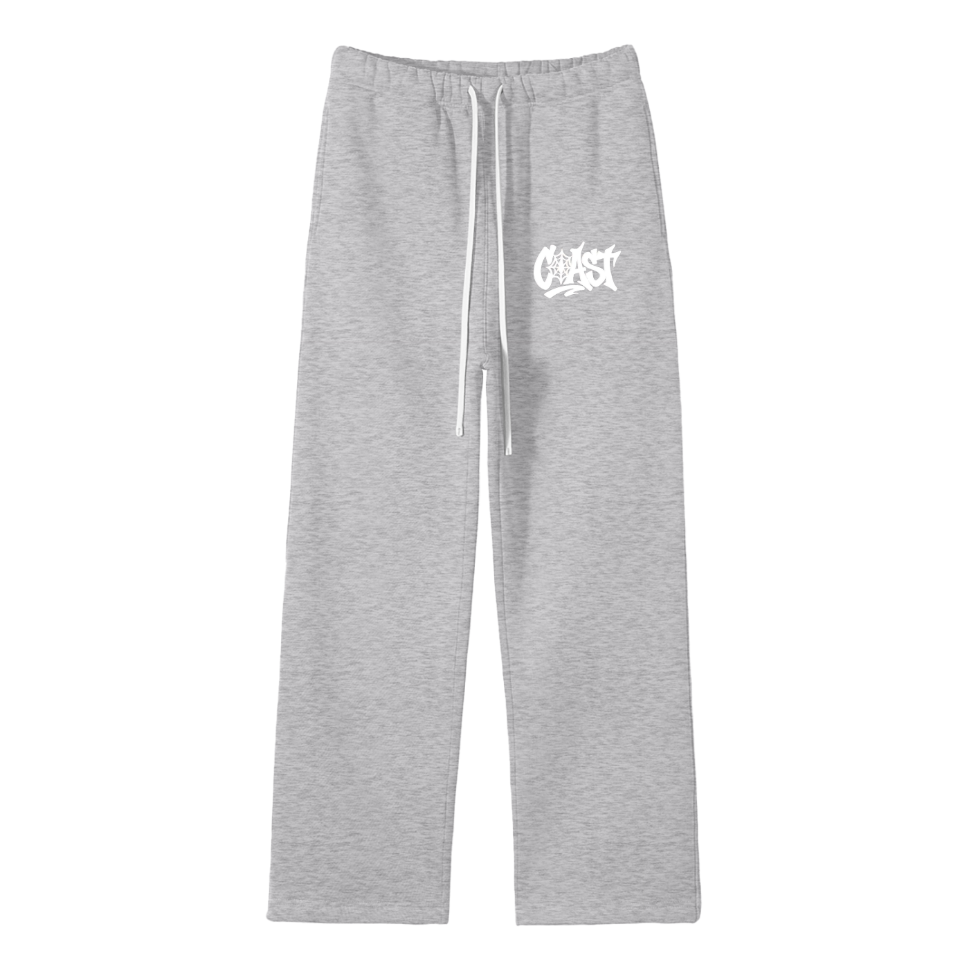 Unisex Solid Color Fleece Straight Leg Pants