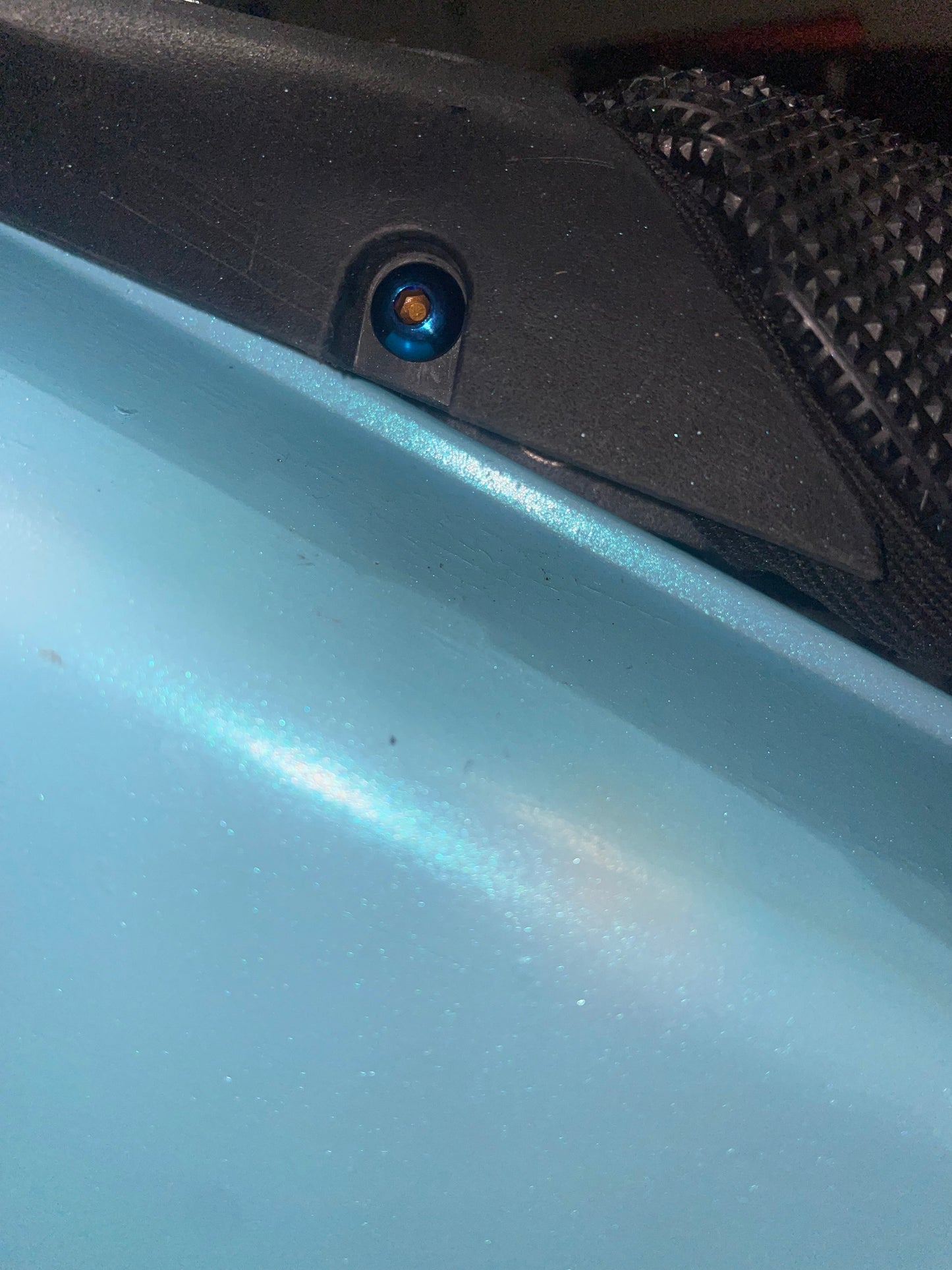 Titanium bolts for ignition and side plastics set of 3